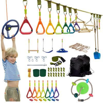 China 3 Year Old Up Portable Ninja Warrior Obstacle Course Hanging Loose Line for sale