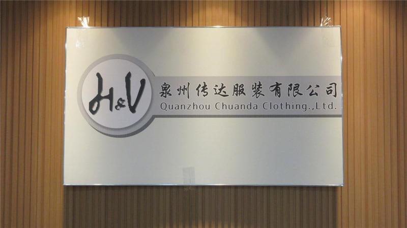 Verified China supplier - Quanzhou Chuanda Clothing Co., Ltd.