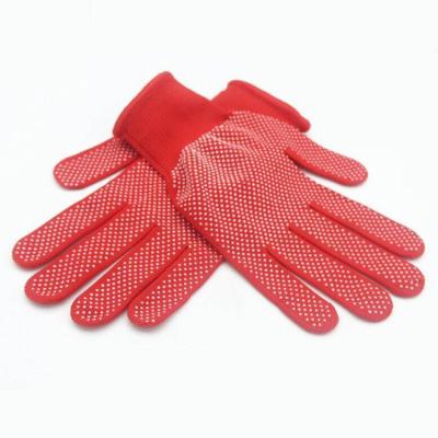 China PVC Garden Safety Non-slip Knitted Glove Household Work Yard Nylon Gloves Yard Yard Yard Gloves for sale