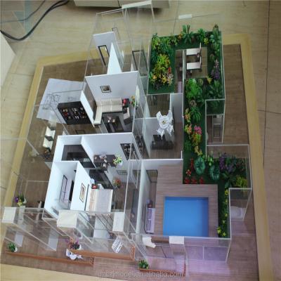 China Real Estate House Plan Led House Model , Guangzhou Architectural Interior Model Manufacturer for sale