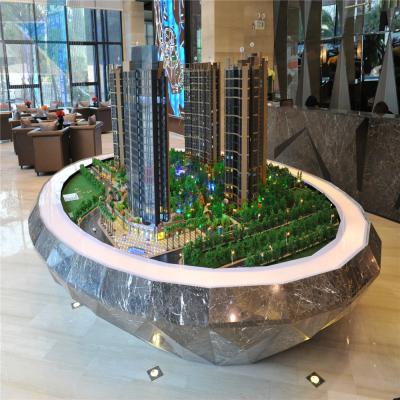 China For real estate and architectural miniature exhibition model with CAD drawing, model manufacturing company for sale