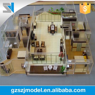 China For Real Estates Selling 1:25 Architectural Design Handmade Interior 3d Scale Model for sale