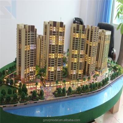 China Led Light Architectural Mockup Model Good Selling With Furniture Model for sale