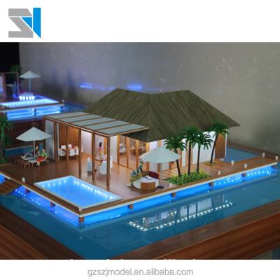 China Real Estate property for sale sea beach building scale model for villa 3d model making for sale