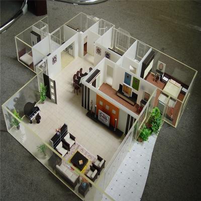 China Customeized Plastic And Acrylic Real Estate ABS Plastic And Acrylic Interior Architectural Model For Real Estates for sale