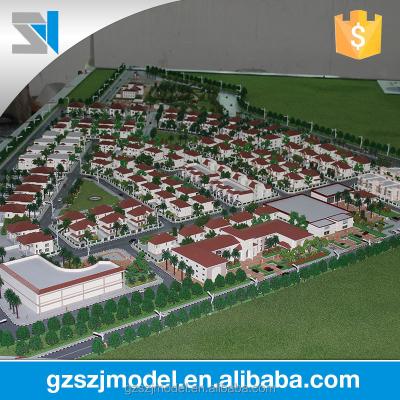 China Led villa house plan house model for real estates, master model with modern house design for sale