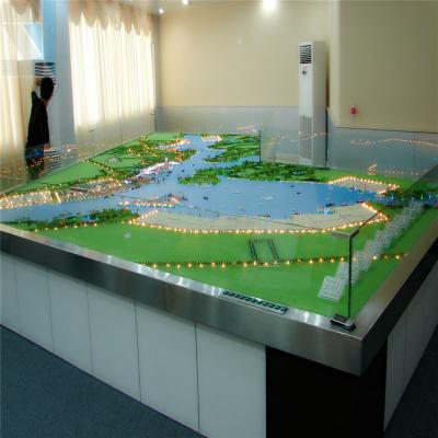 China Perfect lighting 3d view master plan model for city and urban plan, landscape light model for sale