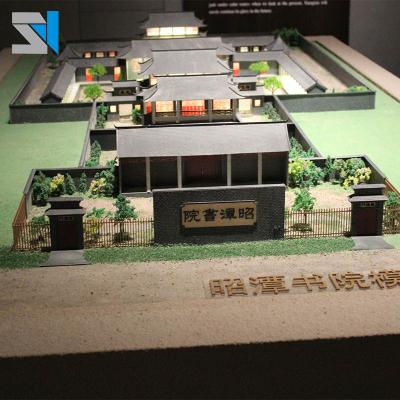 China China high quality wooden material model on display, architectural wooden model kit for sale