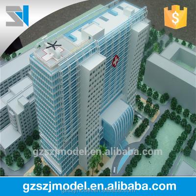 China Perfect Lighting ABS&acrylic Material Layout Model Hospital Scale Modeling Architectural Model for sale