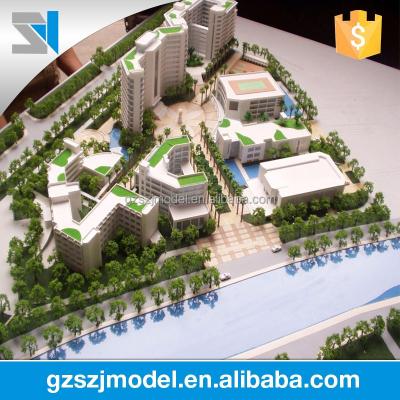 China Showing and offering architectural school project model, 1:100 scale 3d building model for sale