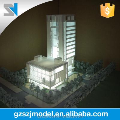 China Scale Model Perfect Lighting Offering Architectural Mockup , 3d Hospital Building Model for sale