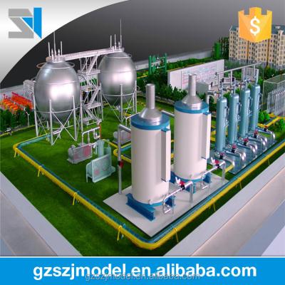 China For Real Estate Selling Gas Plant, Machine Model, Architectural Model Maker for sale