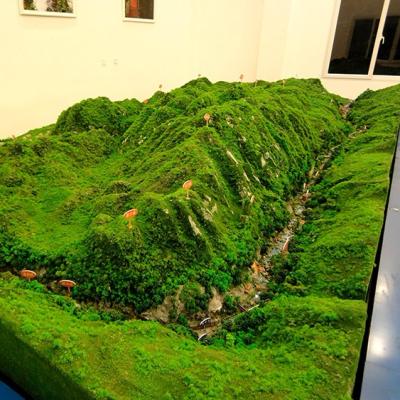 China Perfect lighting contracted landscape model for development, topographic model for sale