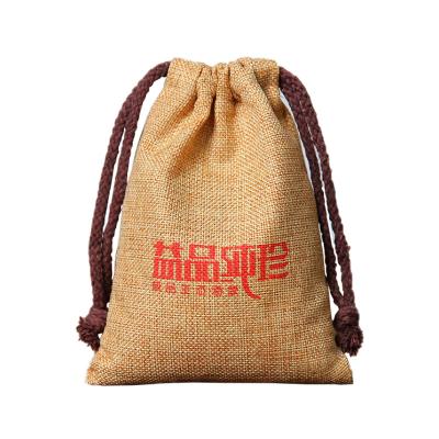 China Environmental Friendly and Durable High Quality Jute Grain Jute Sack Reusable Small Jute Sack Bags for sale