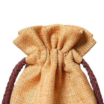 China Wholesale Reusable Jute Burlap Sack Drawstring Jute Bag - Multifunctional Jute Bags for sale