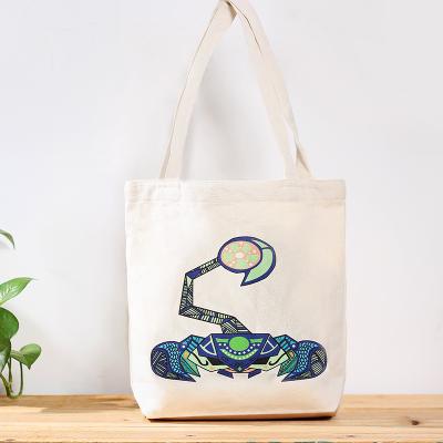 China Hot Sale Customized Reusable High Quality Portable Reusable Eco-friendly Cotton Bag Logo Printing Canvas Printed Bags Cloth Carry Bags for sale