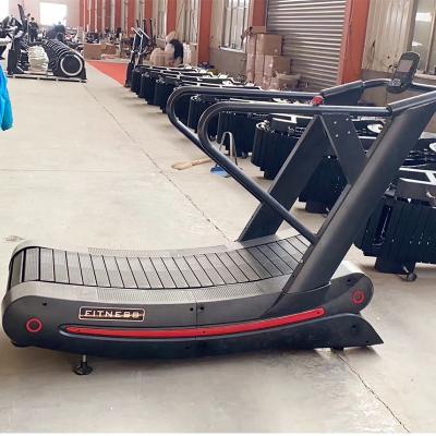 China Commercial Multifunctional Running Machine Curved Treadmill Running Machine No Power Self Generating Treadmill On Sale for sale