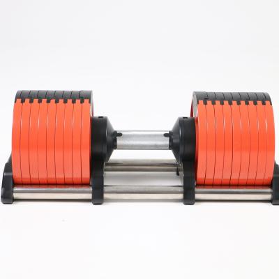 China Factory Commercial Direct Sale Use Cheap Cement Plastic Dumbbells Set Adjustable Dumbbell Set For Weightlifting Fitness for sale