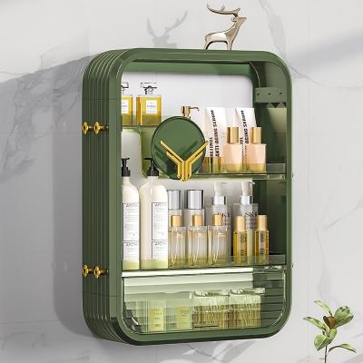 China Waterproof Fashion Save Space Wallhang Makeup Organizer Skin Care Storage Box Organizer for sale