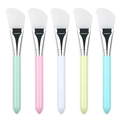 China Silicone+PP factory direct sales silicone face mask sweep cosmetic beauty spatula easy cleaning blending tool for sale