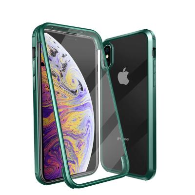 China 2020 Newest Design Anti-fall Tempered Glass 9H Custom Layer Dual Layer Rugged Clear Bumper Case For iPhone 11 Tempered Glass Phone Case for sale