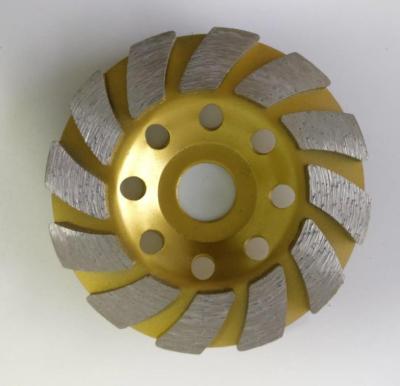 China Excellent Masonry Quality Concrete Double and Diamond Grinding Cup Wheel Turbo Wheel for sale