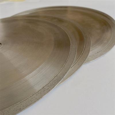 China Cutting Effect Diamond Cutting Disc Gemstone Cutting Continuous Plated Diamond Cutting Saw Blade for sale