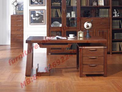 China Solid Wood Antique Design Furniture Desk with Drawers in Home Study Room use for sale