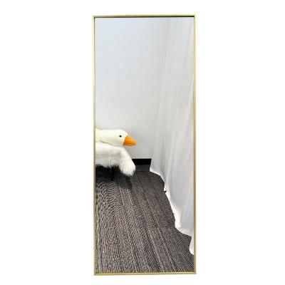 China Modern full length standing rectangle mirror decorative dressing mirrors big wall floor mirrors Aluminum-framed for sale