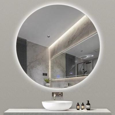 China Modern LED Smart Bathroom Mirror with Lights Vanity Dressing Smart Mirror Large Wall Mounted Dimmable Smart Mirror for sale