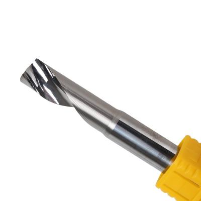 China Aluminum Alloy Single Solid Flute End Mill Milling Cutter For Aluminum Processing for sale