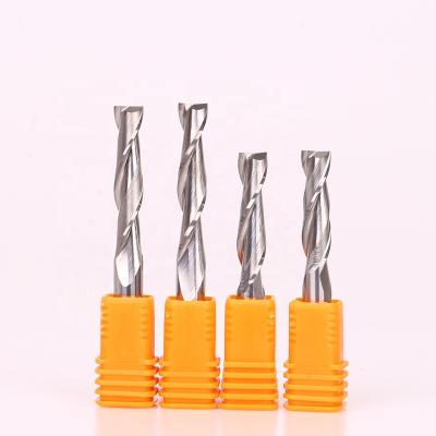 China CNC Milling Machine 6mm Two Spiral Bits Flute Router Bits For Woodworking And MDF for sale