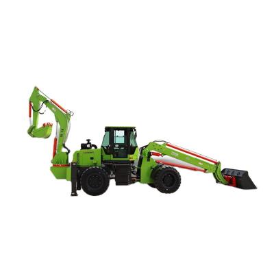 China 1.6 Ton Backhole Loader Yaweh Hotels Mini Backhoe Loader Chinese Top Brand Wheel Loader 4x4 Backhole Loader for sale