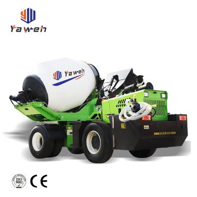 China Hotels Yaweh 6 Cubic Meter Self Loading Concrete Mixer Truck 6.5 m3 Self Propelled Concrete Mixer Price for sale