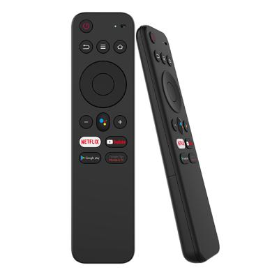 China APP support 16 keys TV remote control and Google search voice home assistant, youtube and netflix and IR learning function for sale