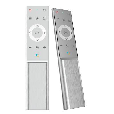 China Ble Aluminum Voice TV New Remote Control Home Application Design For STB, OTT, Smart TV, Audio for sale