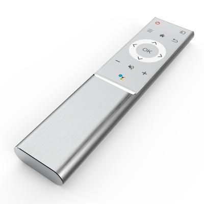 China New Model Voice TV Home Application Remote Control With IR Learning Remote Control And Aluminum Base for sale