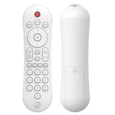 China Home Application 2.4G IR Wireless Learning 29 Function Keys White ABS Universal Remote Control For Android TV, TV Box for sale