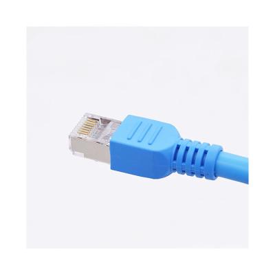 China Best price RJ45 solid pure network wire cat6-s cooper shielded patch cord 7 for sale