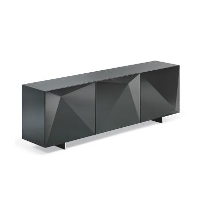 China Modern Home Sideboard Furniture Mirrored High Gloss Wood Sideboard for sale