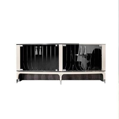 China Modern minimalist Italian light luxury sideboard buffet restaurant lockers furniture customization for sale