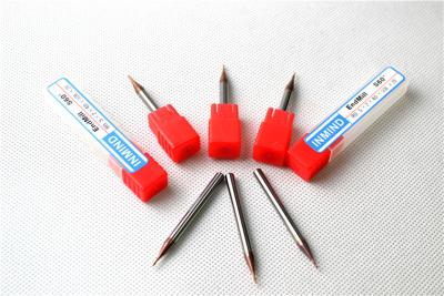 中国 注文の固体炭化物のマイクロ エンド ミル Tialn は球の鼻 Endmill 0.3um に塗りました 販売のため