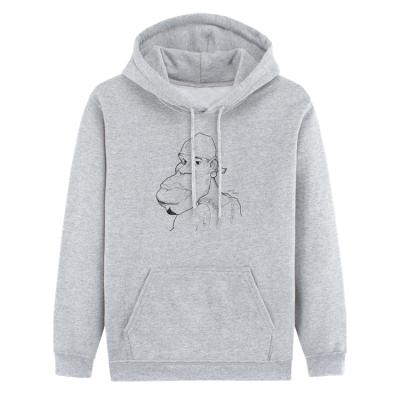 China Anti-wrinkle OEM Spring Hoodie Long Sleeve Sweatshirt Unisex Apparel Hood Printed Pullover Men Oversized Hoodies for sale