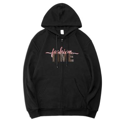 China Anti-wrinkle zipper up hoodies factory wholesale casual sweatshirt high quality embroidery hot sale custom label Hoodies for sale