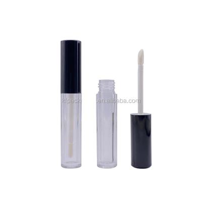 China Cosmetic Packaging Stock Goods Empty Custom Black Lip Gloss Container Packaging Tube 2ml for sale