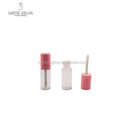 China New Makeup 4ml Mini Empty Lip Gloss Small Pink 4ml Lip Gloss Tubes Recyclable Plastic Tube Packaging Wholesale for sale