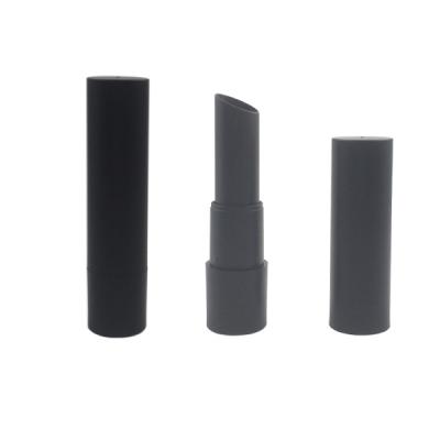 China OEM Recyclable Fancy Round Black Lipstick Tube Packaging Diy Lips Container Lipstick Container Empty Slim Tube for sale