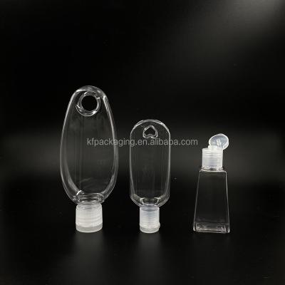 China Cosmetic Ready To Ship Plug In Gel Bottle 30ml 60ml Flip Top Plastic Empty Hand Sanitizer Bottle In Stock for sale