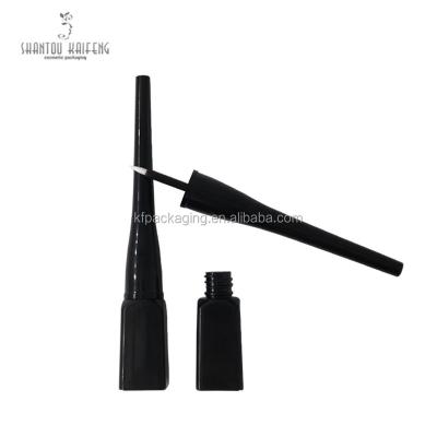 China New Recyclable Black Unique Eyeliner Tube Packaging With Eyelash Brushes for sale