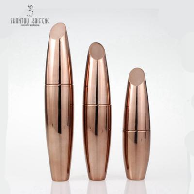 China New Europe Recyclable Luxury Gold Eyeliner Shiny Tube Packaging Empty Eyelash Container for sale